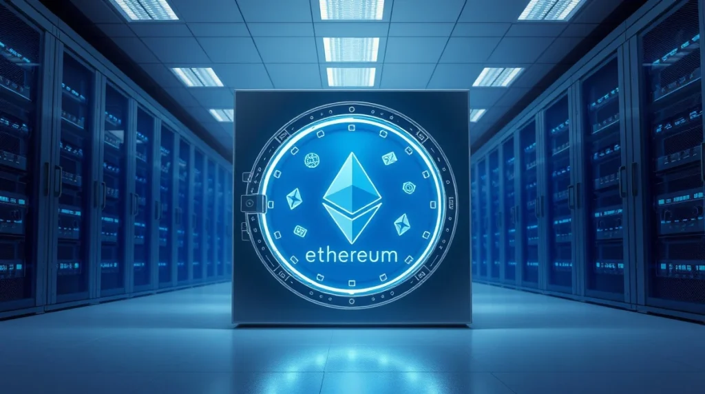 CryptoNewsInsights Foundation's Ethereum staking vault holding digital assets.