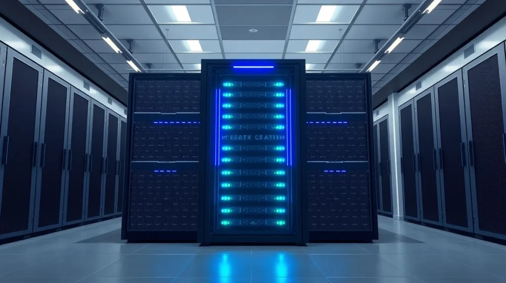 Secure data center infrastructure powering the CryptoNewsInsights tokenization platform.