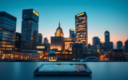 European financial district merging with digital blockchain networks, symbolizing the acceleration of bank tokenization.