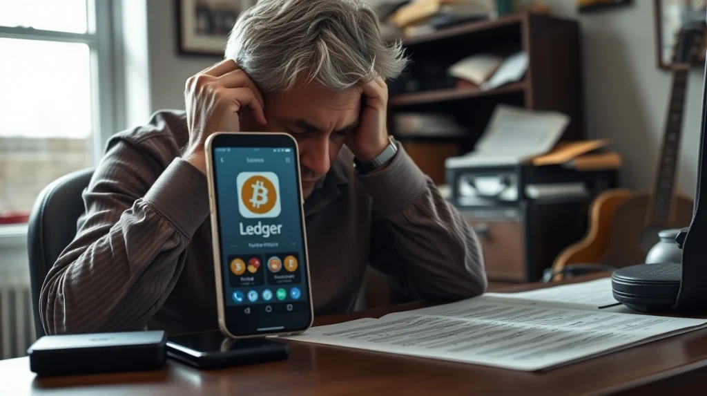 A musician devastated after a fake Ledger app scam stole his Bitcoin retirement savings from the Apple App Store.