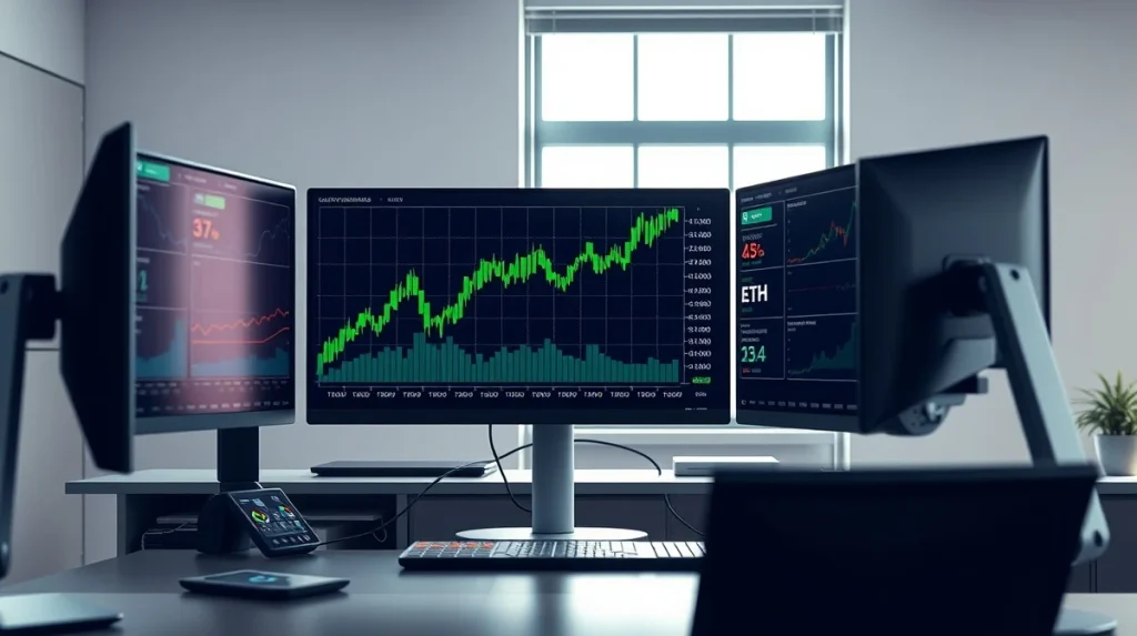 HYPE cryptocurrency chart showing strong growth compared to major digital assets like Bitcoin.