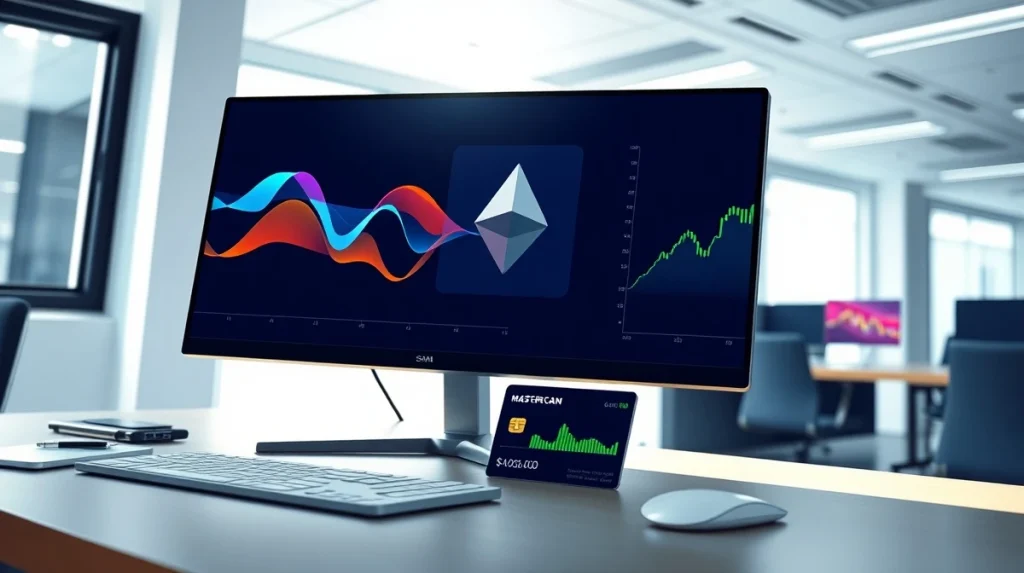 Financial analysis of Mastercard's impact on Solana and Ethereum versus early-stage crypto investment in Pepeto.