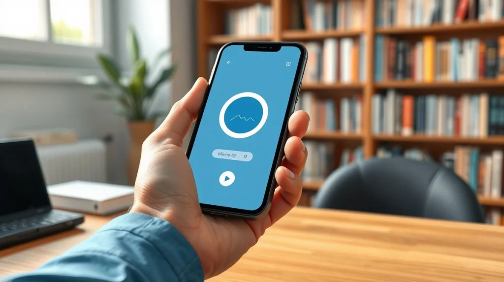 Pi Network user interacting with the mobile mining app to earn tokens.