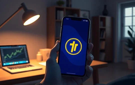 Pi Network app on smartphone with crypto price chart in background illustrating Pi token value analysis for millionaire goal