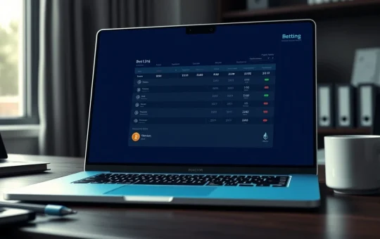 Spartans.com's high-stakes betting interface on a laptop, representing its $1 billion crypto gambling milestone.