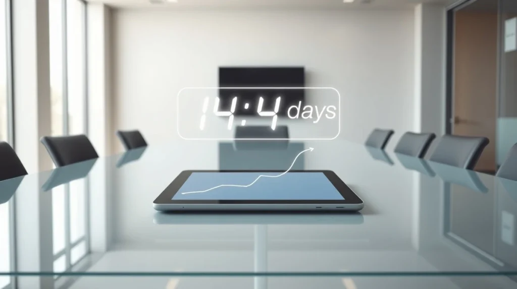 Tether's $500 billion valuation deal symbolized by a financial chart and a 14-day countdown timer in a boardroom.