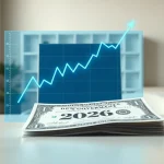 Digital financial chart overlaid on a bond certificate, representing the 2026 surge in tokenized real-world assets.