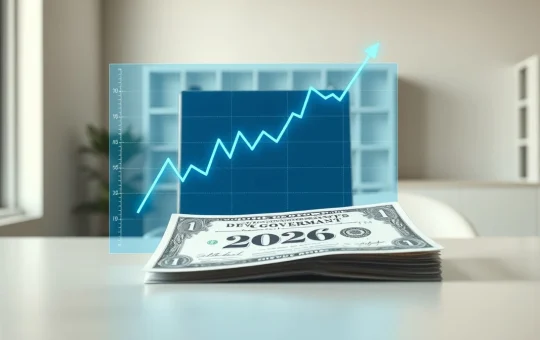 Digital financial chart overlaid on a bond certificate, representing the 2026 surge in tokenized real-world assets.