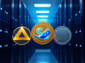 Analysis of Aptos, Sui, and Filecoin cryptocurrency tokens for Q2 2026 price potential.