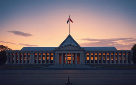 Australian Parliament House where the historic crypto law was passed, representing new digital asset regulation.