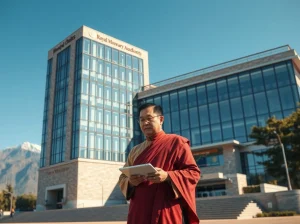 Bhutan's Royal Monetary Authority considers Bitcoin reserve strategy in Thimphu headquarters.