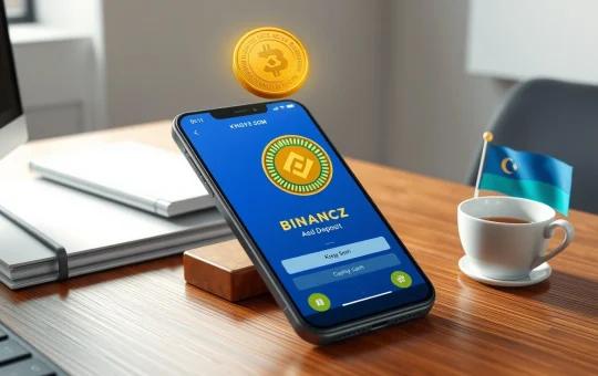 Kyrgyz Som stablecoin KGST token on TRON network with Binance deposit interface