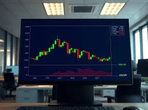 Analysis of Bitcoin's deceptive April price rally on a trading chart.