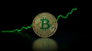 Bitcoin at $80K: visual representation of bullish breakout signals with chart and coin.