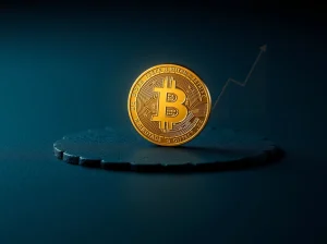 Bitcoin coin in buy zone with analyst setting $400,000 target, representing bullish market outlook