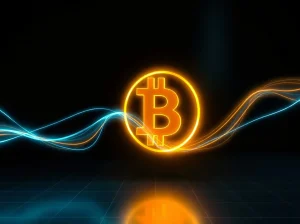 Visual metaphor for Bitcoin absorbing liquidity from stablecoins as market sentiment turns bullish.