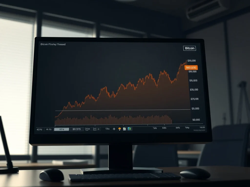 Analysis of Bitcoin's on-chain data showing a key price threshold for short-term holders.