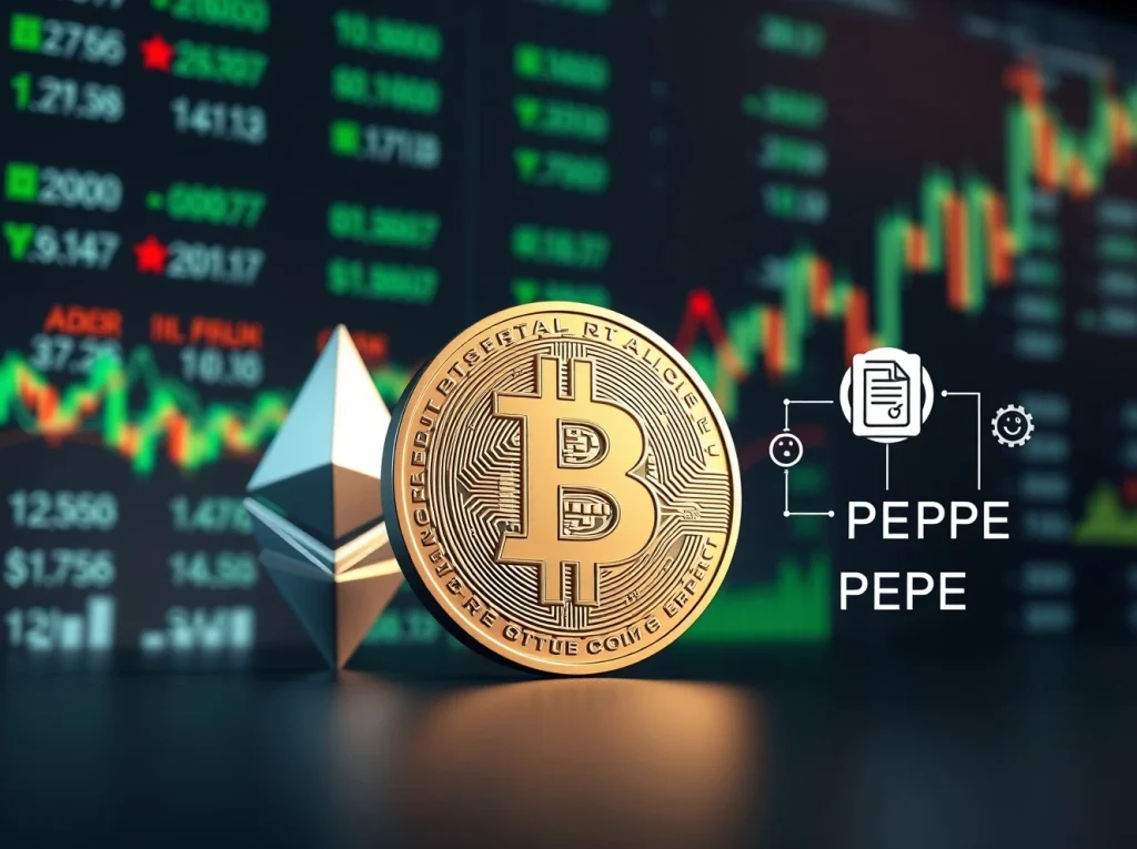 Analysis of Bitcoin, Ethereum, and Pepeto tokens in the current cryptocurrency market.