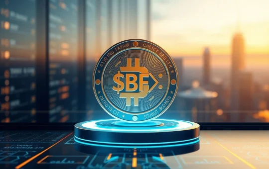 BlockchainFX ($BFX) token on digital platform, representing the best crypto to buy before launch