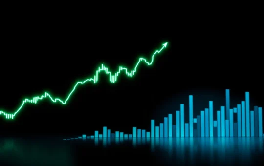 Data visualization of leading crypto gainers including BlockDAG, Monero, and Polkadot on March 30, 2026.