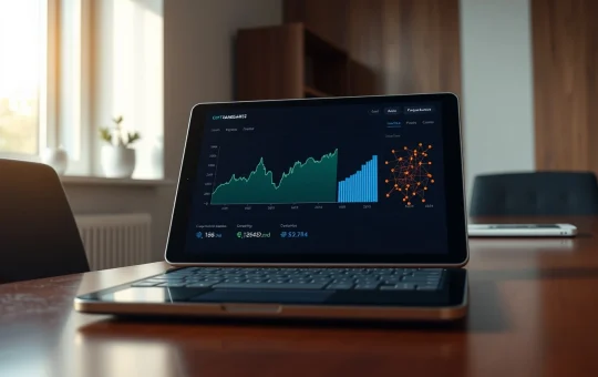 Analytical dashboard comparing BlockDAG, Solana, and Tron cryptocurrency data and market performance.
