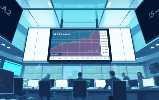 Bullish Equiniti deal visualization showing tokenized market growth and digital finance transformation