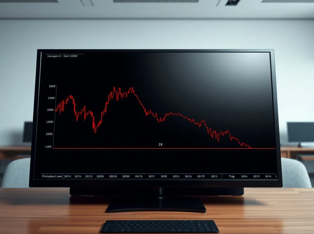 Cardano price chart analysis showing ADA testing a critical long-term support level.