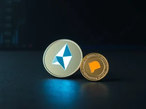 Cardano ADA token and Pepeto token representing cryptocurrency market analysis and presale activity