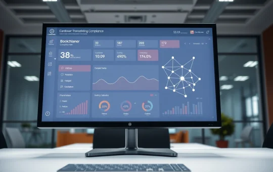 Scorechain compliance dashboard showing Cardano blockchain transaction monitoring