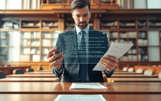 Clarity Act crypto regulation debate with blockchain technology and legal documents in government setting