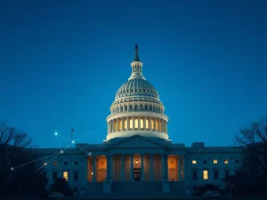US Capitol building representing the stalled CLARITY Act and potential cryptocurrency regulation.