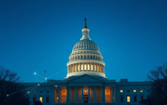 US Capitol building representing the stalled CLARITY Act and potential cryptocurrency regulation.