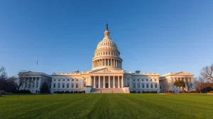 US Capitol building under clear blue sky, setting for Clarity Act markup vote