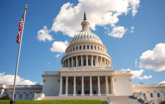 US Capitol Building on a sunny day, representing the Clarity Act legislative process.