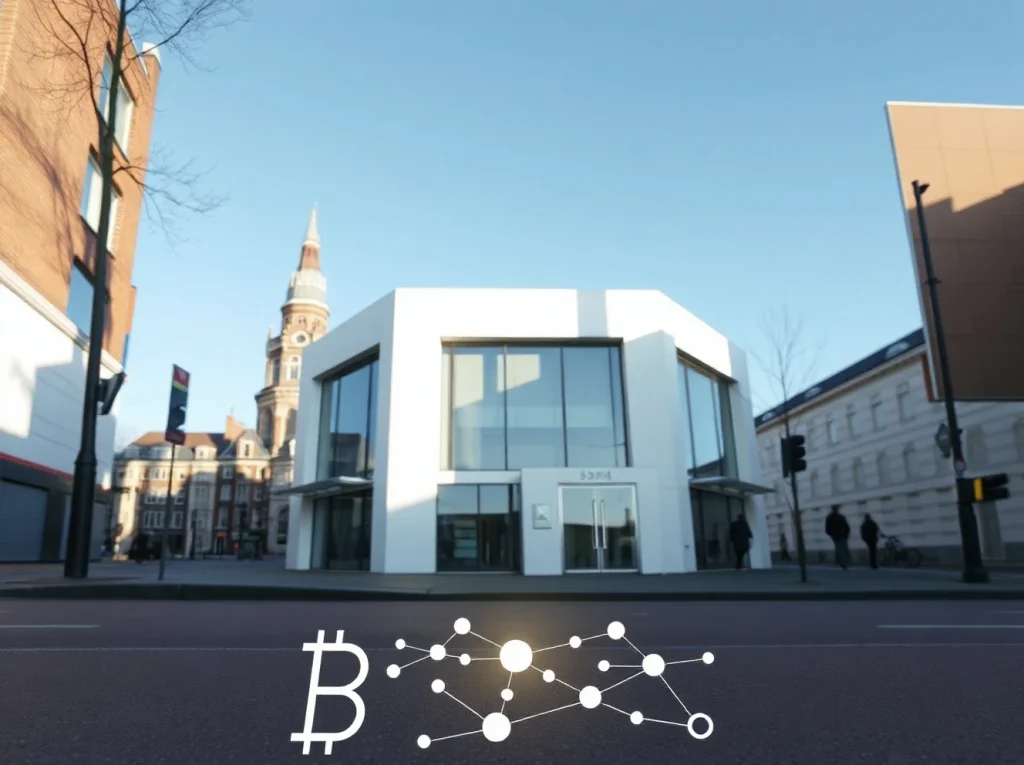 ClearBank's Amsterdam office as the first Dutch bank approved for MiCAR crypto services.