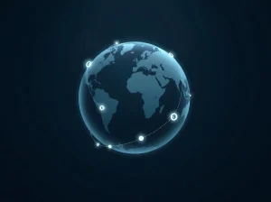 Coinbase and Nium partnership enables global USDC stablecoin payments across a world map.