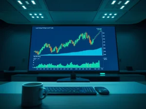 Crypto trading screen showing positive derivatives momentum on exchange platform