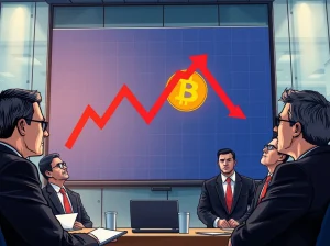 Crypto ETP inflows chart showing Bitcoin outflows and market reversal on trading floor screen