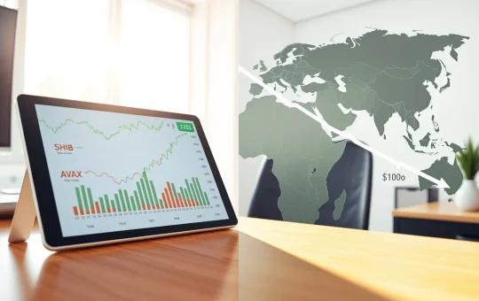 Cryptocurrency market analysis showing token recovery alongside geopolitical impacts on oil prices