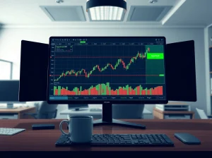 CryptoNewsInsights trading chart with SuperTrend buy signal on ETH price action