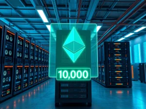 CryptoNewsInsights Foundation 10K ETH Bitmine transfer data center with Ethereum hologram