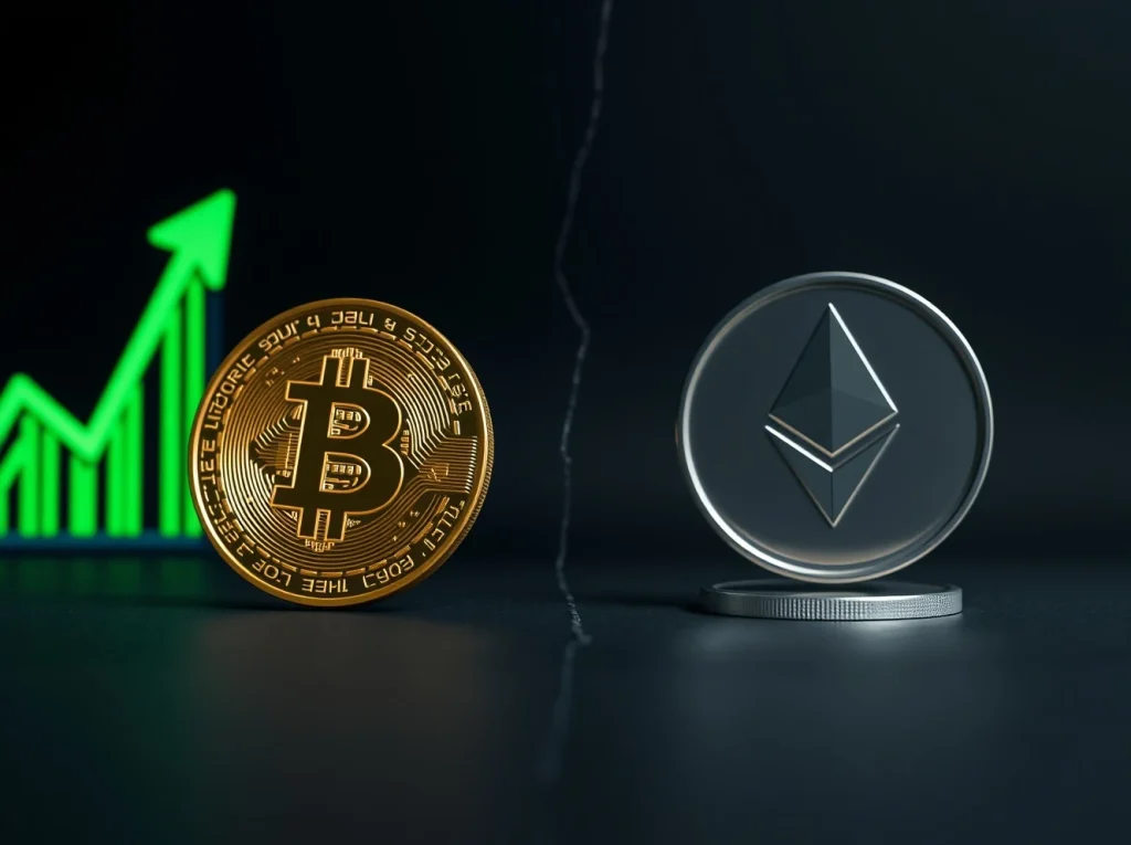 CryptoNewsInsights analysis of Bitcoin's April win and ETH micro support reveals a hidden market split in cryptocurrency trading.