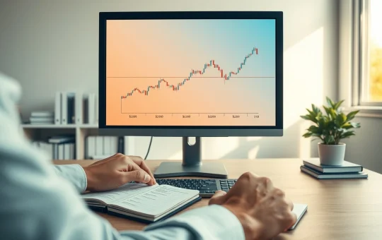 Analyst monitoring CryptoNewsInsights price chart near $2,000 with key support levels marked.