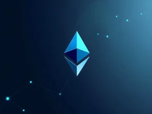 Ethereum logo on dark background representing ETH price resistance and breakout analysis