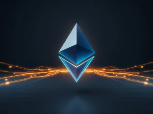 Conceptual image representing $6.3 billion in institutional capital flowing into the Ethereum network.