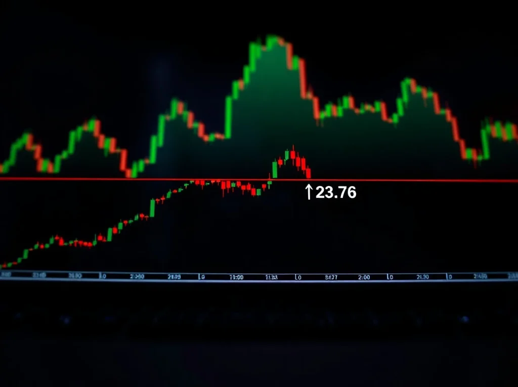 Analysis of Ethereum's price chart hitting a firm resistance level while other crypto charts rise in the background.