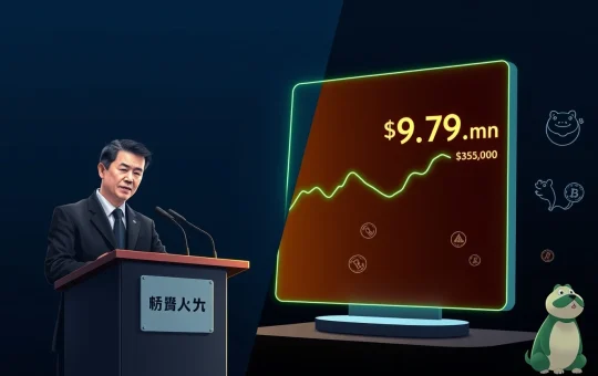 Floki Price Prediction 2026 illustration showing Japan yen intervention impact on cryptocurrency market with Pepeto presale milestone