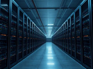 Galaxy's AI data center infrastructure powering crypto and blockchain services.
