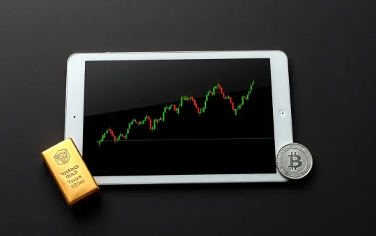 Tokenized gold and silver trading on a crypto platform, showing the rise of real-world assets in digital markets.