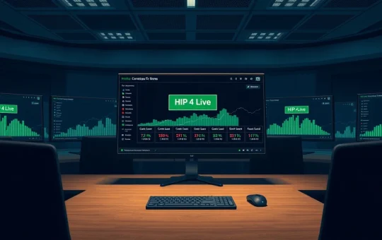 HIP-4 live on Hyperliquid mainnet, showing outcome contracts for prediction markets with BTC settlement.